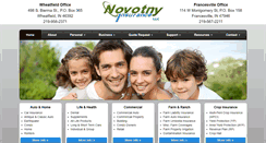 Desktop Screenshot of novotnyinsurance.com